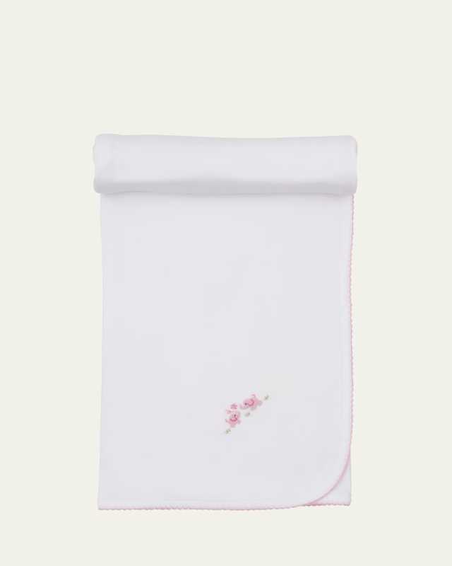 Girl's Premier Elephant Empire Embroidered Blanket